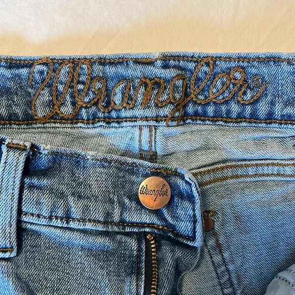 Mens 30x32 Wrangler Slim Bootcut Denim - Picture 5 of 10